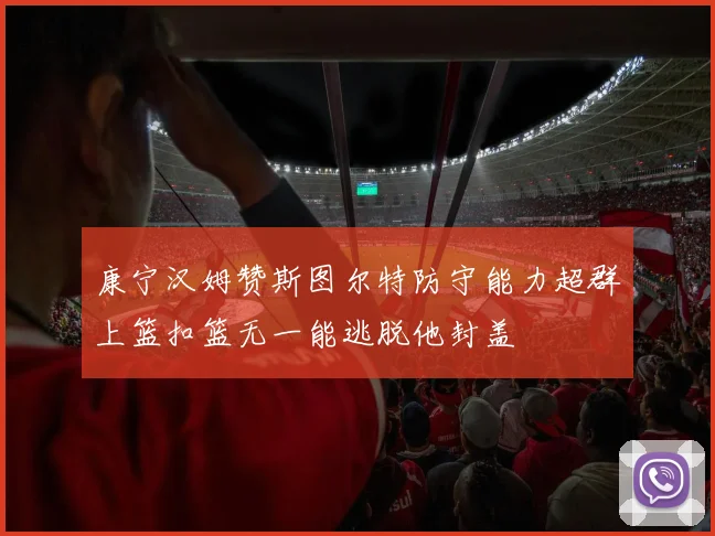 康宁汉姆赞斯图尔特防守能力超群上篮扣篮无一能逃脱他封盖
